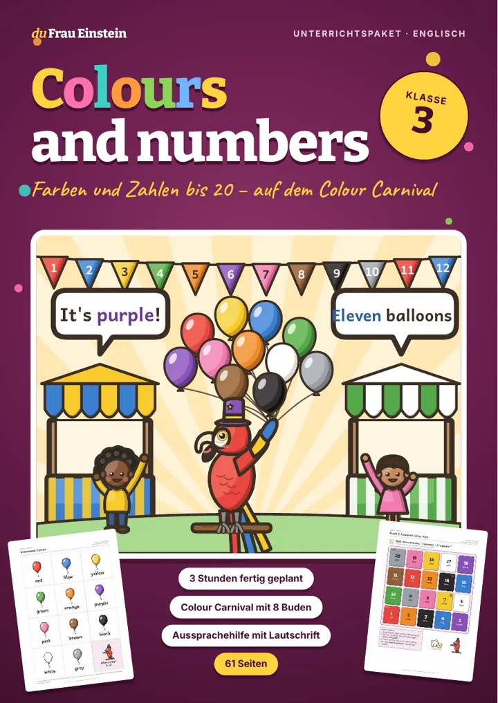 Cover: Colours and numbers