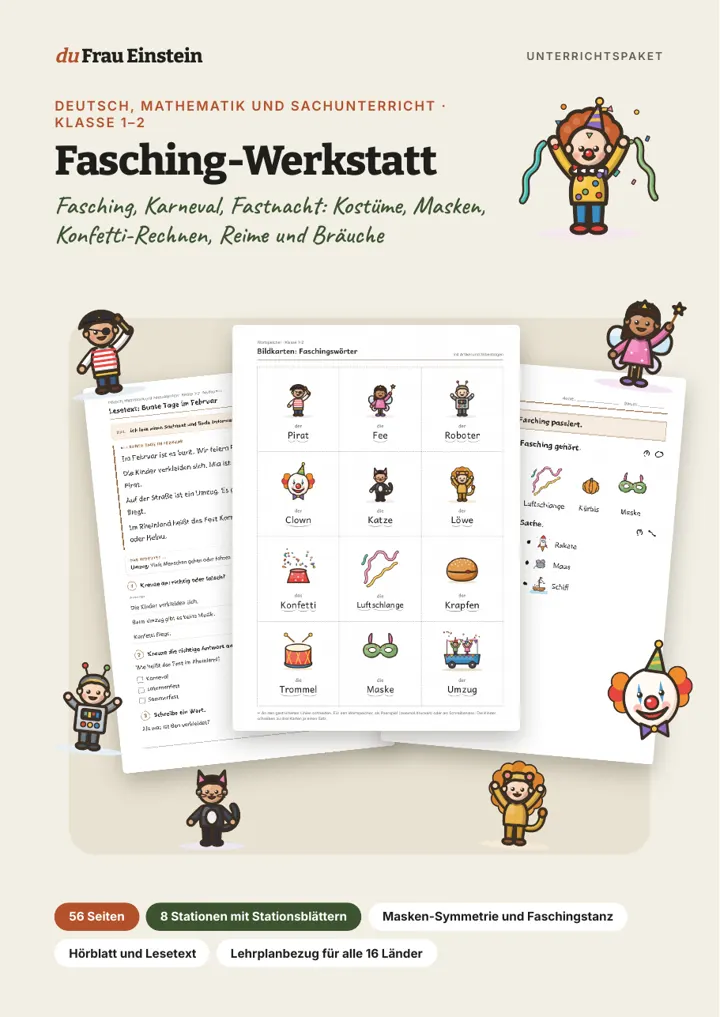 Cover: Fasching-Werkstatt