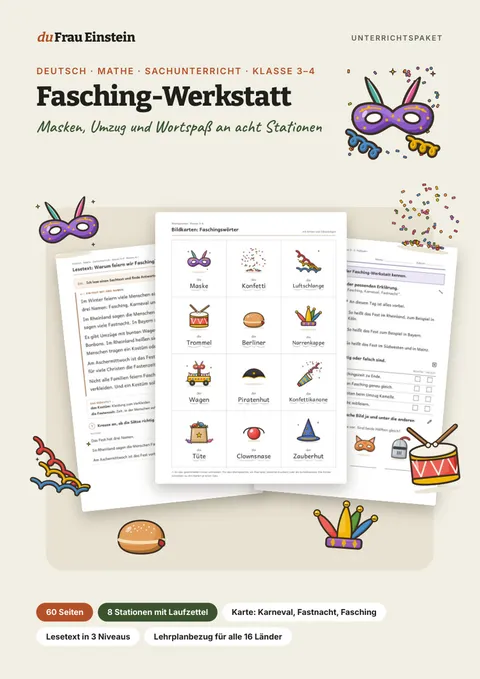 Cover: Fasching-Werkstatt