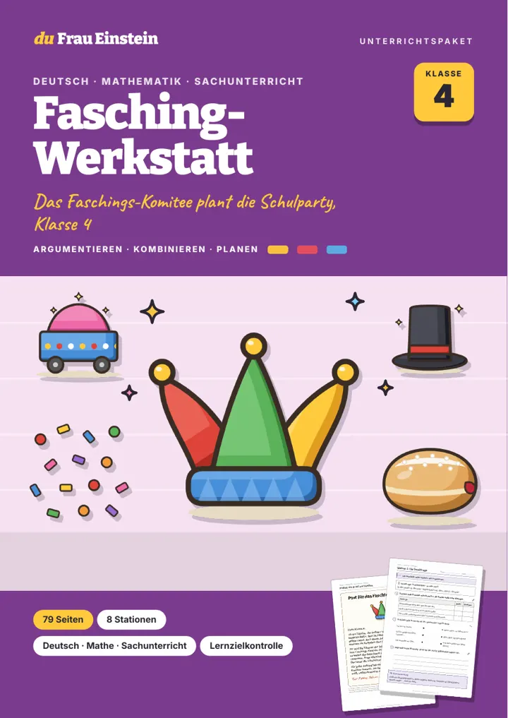Cover: Fasching-Werkstatt