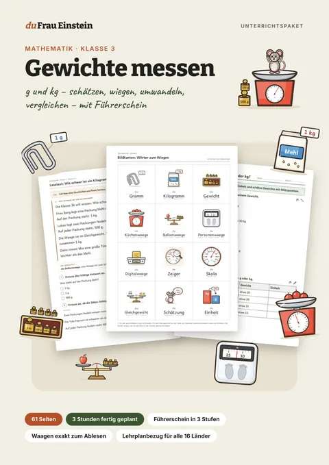 Cover: Gewichte messen