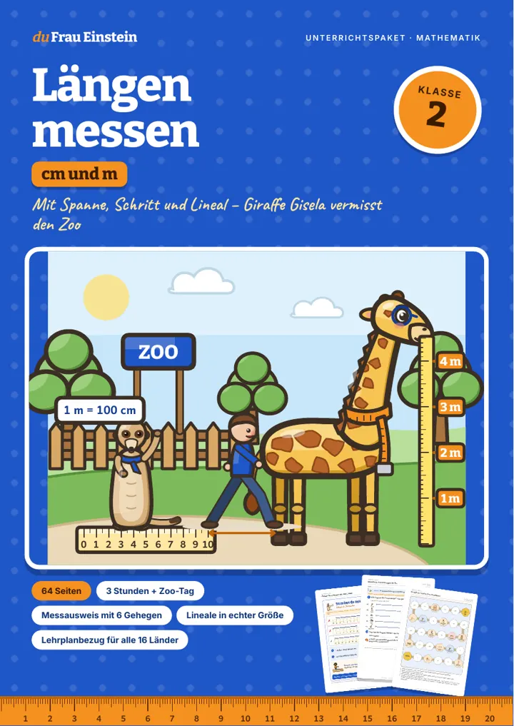 Cover: Längen messen: cm und m