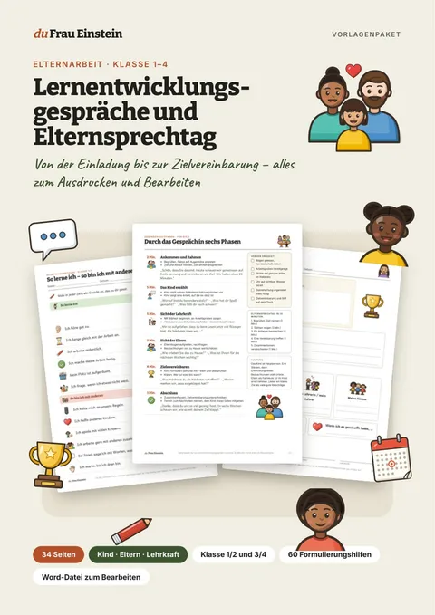 Cover: Lernentwicklungsgespräche und Elternsprechtag