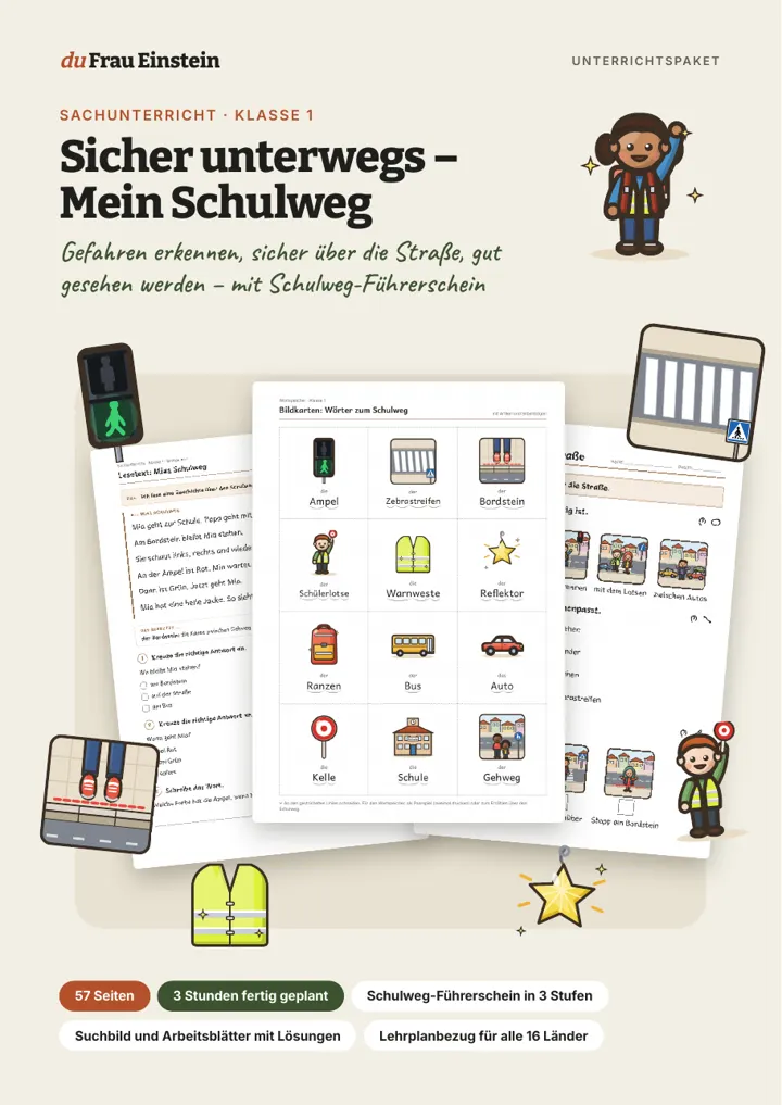 Cover: Mein Schulweg – Sicher unterwegs