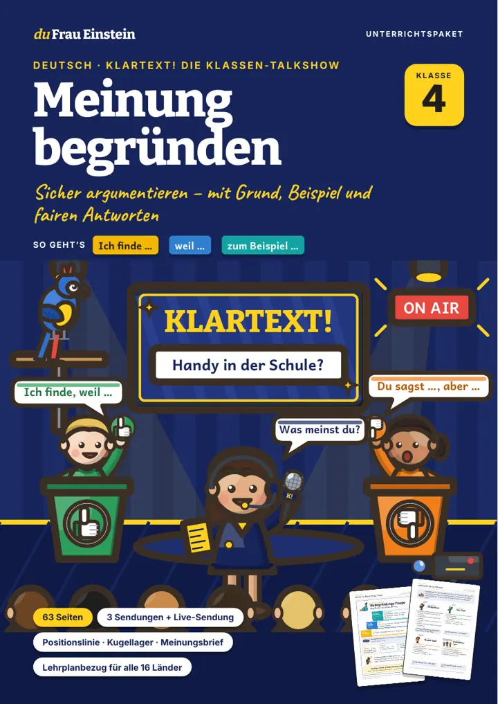 Cover: Meinung begründen
