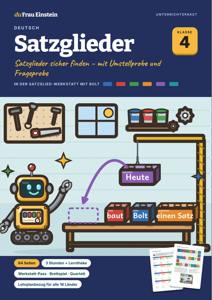 Cover: Satzglieder