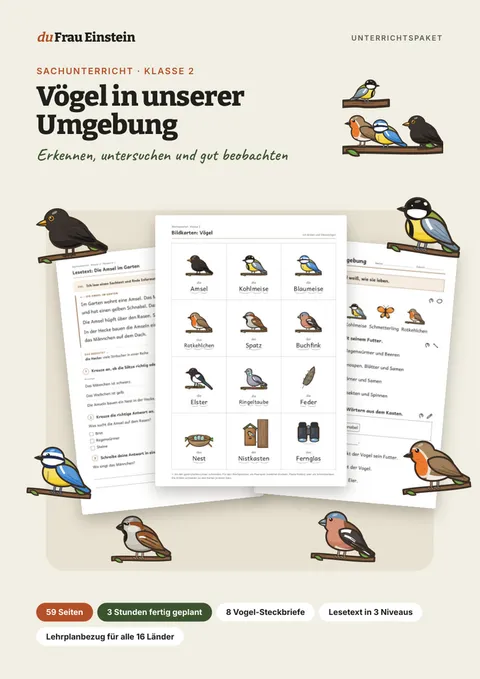 Cover: Vögel in unserer Umgebung