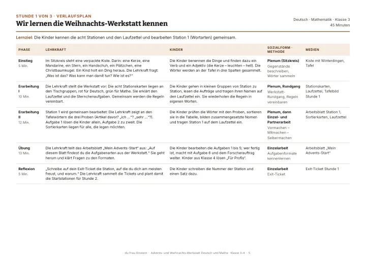 Vorschau 3: Advents- und Weihnachts-Werkstatt